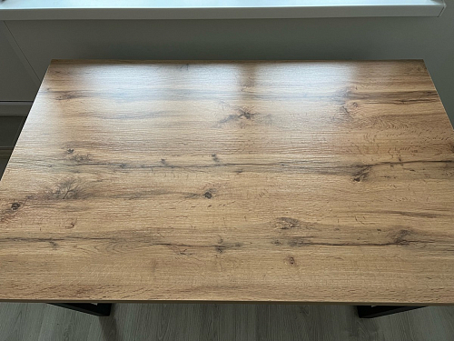 Стол Лота Лофт 120 32 мм бетон / черный матовый фото покупателя 222