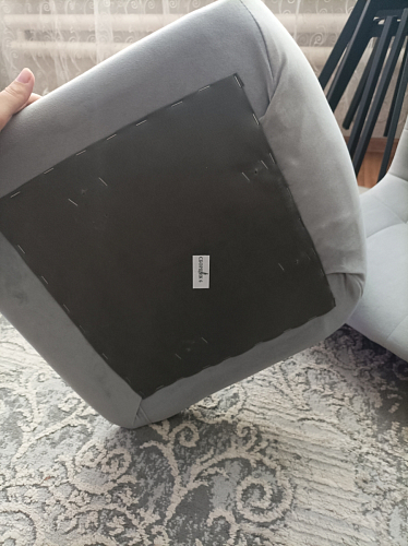 Комплект стульев Чилли 4 шт темно-серый / черный фото покупателя 13