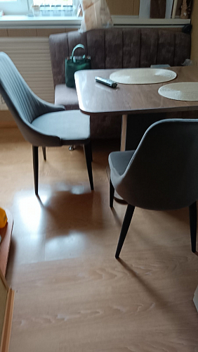 Стул на металлокаркасе Kora black / gray фото покупателя 205