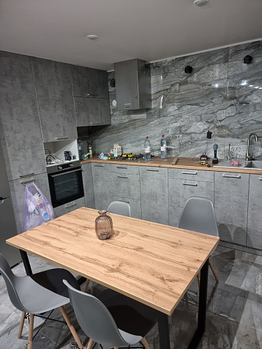 Деревянный стол Лота Лофт 120x75 дуб крафт табачный / черный матовый фото покупателя 659