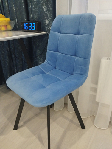 Стул на металлокаркасе Чилли К кирпичный / черный фото покупателя 268