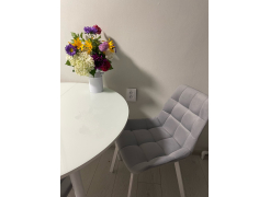 Стул на металлокаркасе Челси светло-серый / черный каркас фото покупателя 198