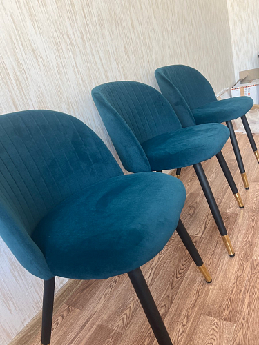 Стул на металлокаркасе Gabi gray / black фото покупателя 65