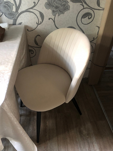 Стул на металлокаркасе Gabi gray / black фото покупателя 686