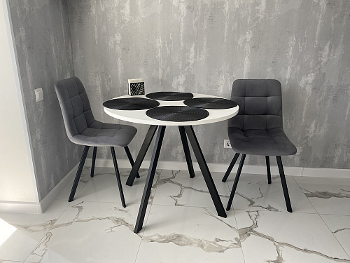 Стул на металлокаркасе Чилли зеленый / белый каркас фото покупателя 681