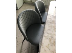 Стул на металлокаркасе Gabi 1 gray / black фото покупателя 242