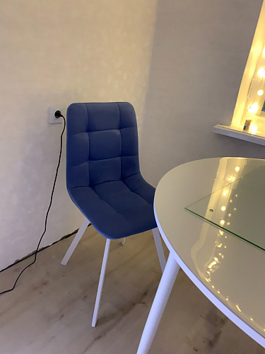 Стул на металлокаркасе Чилли зеленый / черный фото покупателя 1184