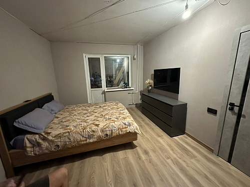 Двуспальная кровать Клауд 160х200 парящая дуб крафт золотой / антрацит фото покупателя 92