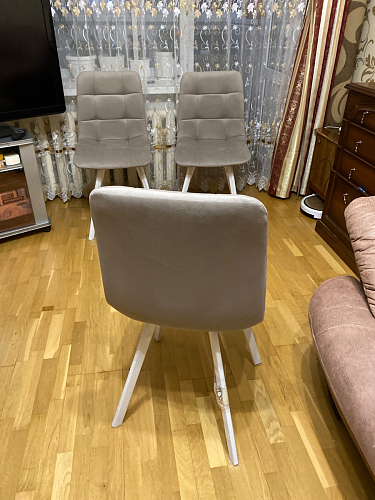 Стул на металлокаркасе Чилли К кирпичный / черный фото покупателя 610