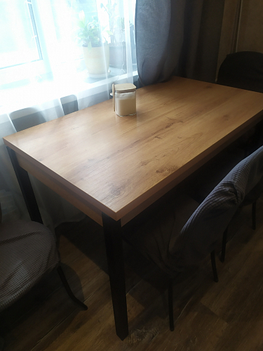 Стол Оригон навара / черный матовый фото покупателя 13