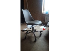 Компьютерное кресло Kolin с подушкой clear / white фото покупателя 115