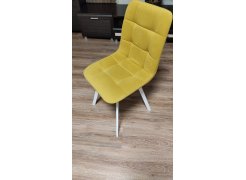 Стул на металлокаркасе Чилли синяя ткань / белый фото покупателя 204