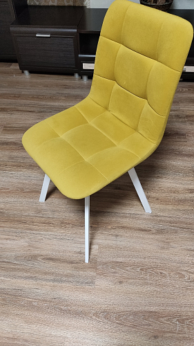 Стул на металлокаркасе Чилли зеленый / белый каркас фото покупателя 204