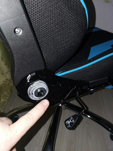 Компьютерное кресло Kano 1 light blue / black фото покупателя 74