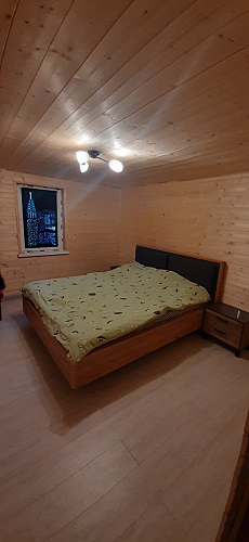 Двуспальная кровать Клауд 160х200 парящая дуб крафт золотой / антрацит фото покупателя 128