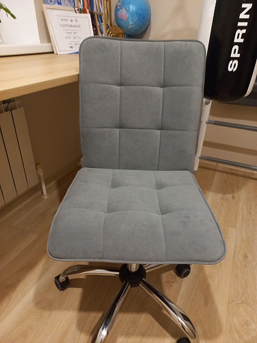 Компьютерное кресло One/Ван флок бежевый 7 фото покупателя 94