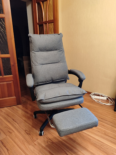 Компьютерное кресло Rapid голубое фото покупателя 67