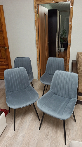 Комплект стульев Седа К 4 шт латте / черный фото покупателя 173