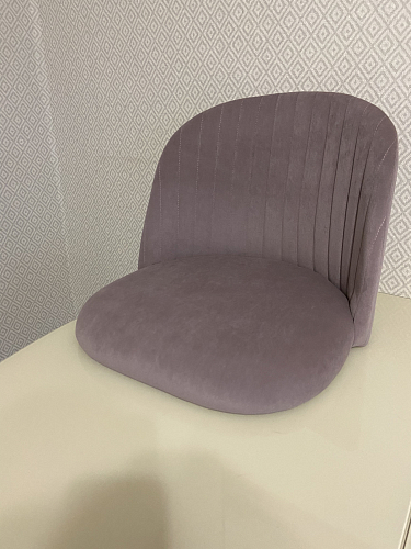 Стул на металлокаркасе Gabi 1 light blue / black / gold фото покупателя 984