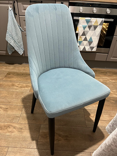 Стул на металлокаркасе Kora black / gray фото покупателя 304