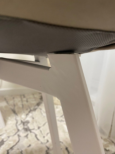 Стул на металлокаркасе Чилли К кирпичный / черный фото покупателя 331