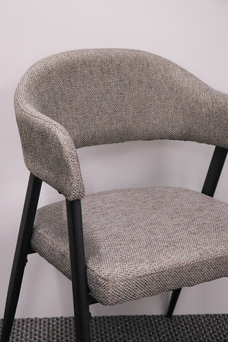 Стул на металлокаркасе Twin brown / black из шоурума 2