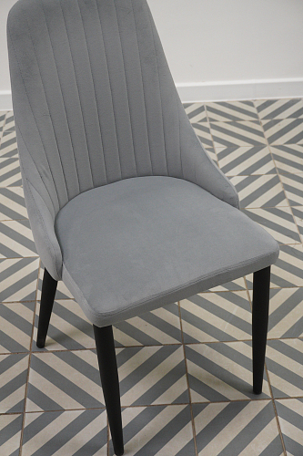 Стул на металлокаркасе Kora white / gray из шоурума 11