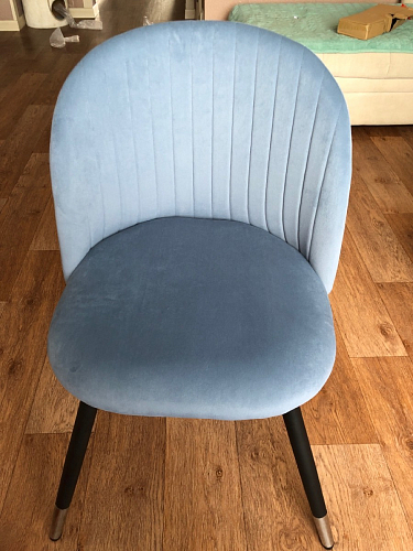 Стул на металлокаркасе Gabi gray / black фото покупателя 194