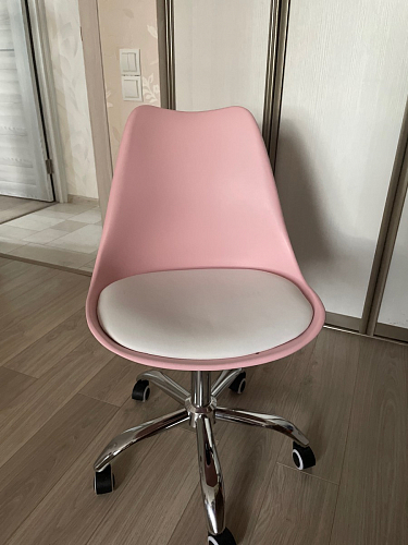 Компьютерное кресло Kolin с подушкой clear / white фото покупателя 529