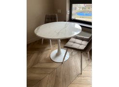 Стол Тулип 90х73 дуб вотан / белый фото покупателя 125