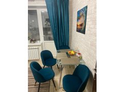 Стул на металлокаркасе Gabi blue / black фото покупателя 565