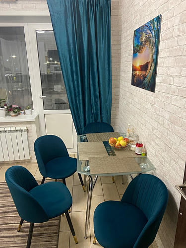 Стул на металлокаркасе Gabi 1 beige / black фото покупателя 564