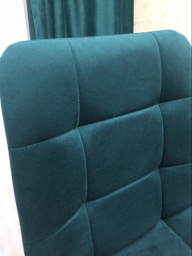 Стул на металлокаркасе Чилли зеленый / черный фото покупателя 1463