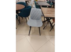 Стул на металлокаркасе Баодин К крутящийся фиолетовый teddy 944 / черный из шоурума 1