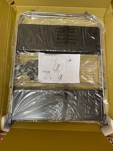 Столик сервировочный SC-5119 складной черный фото покупателя 16