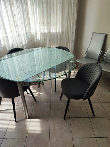 Стул на металлокаркасе Gabi 1 light purple / black фото покупателя 215