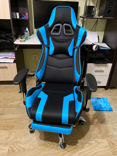 Компьютерное кресло Kano 1 light blue / black фото покупателя 83