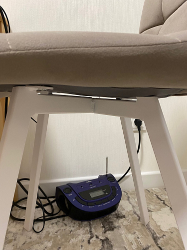 Стул на металлокаркасе Чилли зеленый / белый каркас фото покупателя 330