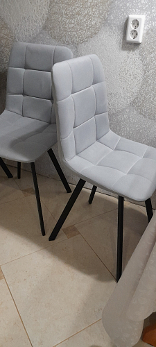 Стул Чилли 2 темно-серый  / черный фото покупателя 1268