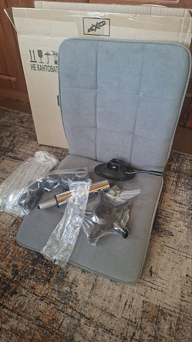 Компьютерное кресло One/Ван флок молочный 4 фото покупателя 73