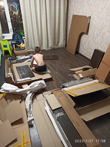 Письменный стол СР-132-130 В-ЛЕВ левый венге фото покупателя 6