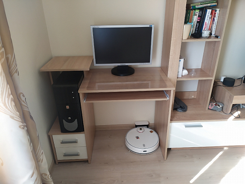 Компьютерный стол Джаз-24 левый дуб молочный фото покупателя 39