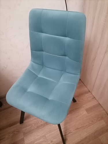 Стул на металлокаркасе Чилли зеленый / черный фото покупателя 1337