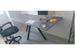 Керамический стол Вилли 140 (200) х 80 белый мрамор alpin white / snow white / белый фото покупателя 58