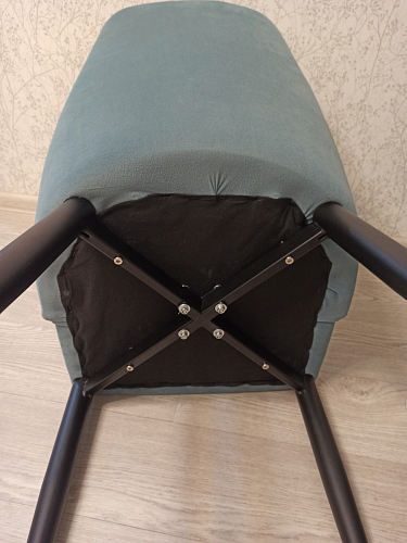 Стул на металлокаркасе Kora light purple / black фото покупателя 140