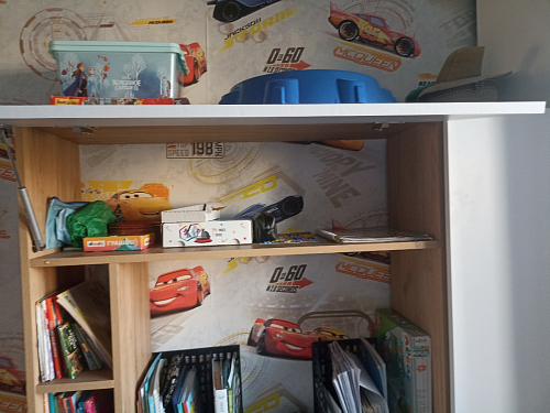 Письменный стол Комфорт 12.71 дуб золотой craft / белая аляска  - Уцененный экземпляр фото покупателя 106