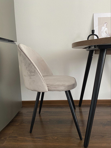 Стул на металлокаркасе Dodo blue фото покупателя 27