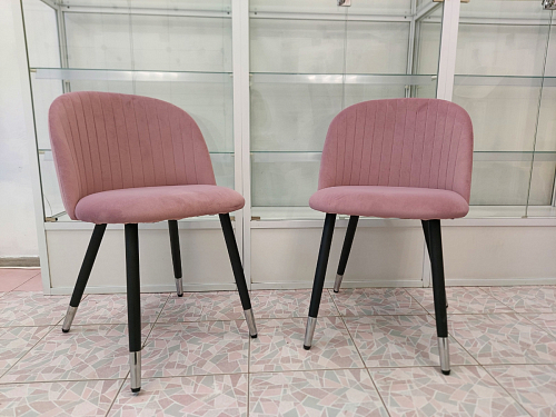 Стул на металлокаркасе Gabi gray / black фото покупателя 92