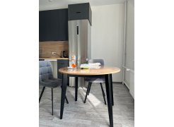 Стул на металлокаркасе Чилли светло-серый / черный фото покупателя 626