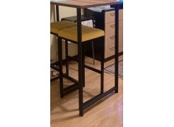 Барная стойка Дилан Лофт 120х60х90 бетон фото покупателя 32